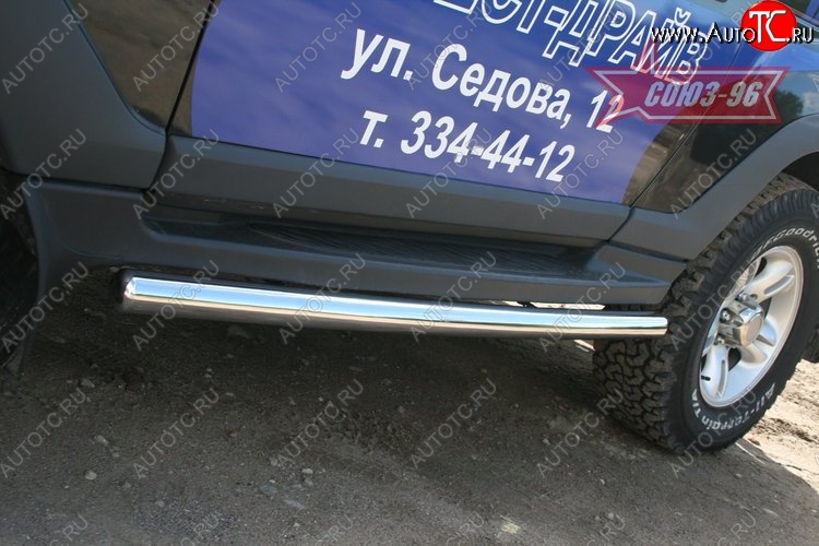 10 799 р. Защита штатных порогов Souz-96 (d60) ТАГАЗ Tager 3d (2008-2012)  с доставкой в г. Калуга