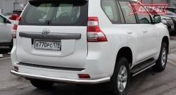 Защита заднего бампера Souz-96 (d76) Toyota Land Cruiser Prado J150 1-ый рестайлинг (2013-2017)