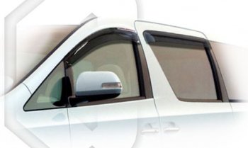Дефлектора окон (ANH20W) CA-Plastic Toyota Alphard H20 дорестайлинг (2008-2011)  (Classic полупрозрачный)