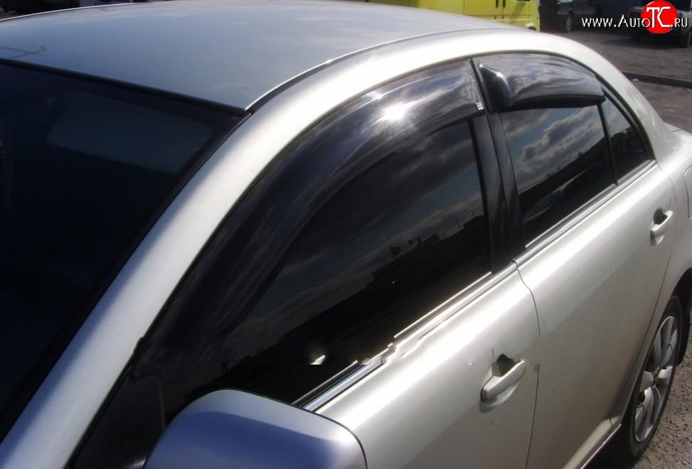 2 199 р. Дефлекторы окон (ветровики) Novline 4 шт  Toyota Avensis ( T250 седан,  T250 универсал) (2003-2008)  с доставкой в г. Калуга