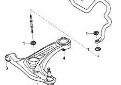 939 р. Полиуретановый сайлентблок нижнего рычага передней подвески (передний) Точка Опоры  Toyota bB  1 - WILL  с доставкой в г. Калуга. Увеличить фотографию 2