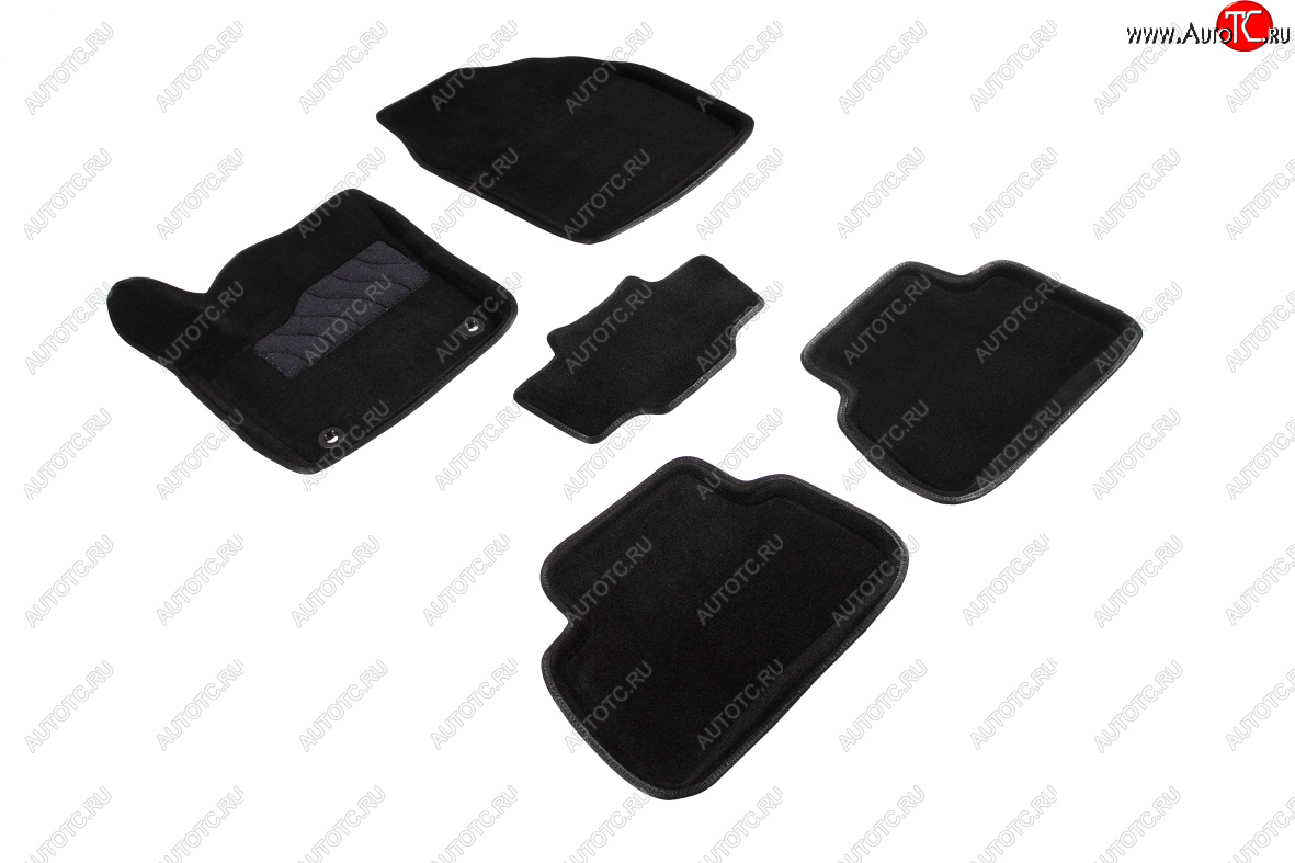 5 449 р. Коврики в салон SEINTEX 3D ВОРС (комплект) Toyota C-HR NGX10, ZGX10 рестайлинг (2019-2024) (Цвет: черный)  с доставкой в г. Калуга
