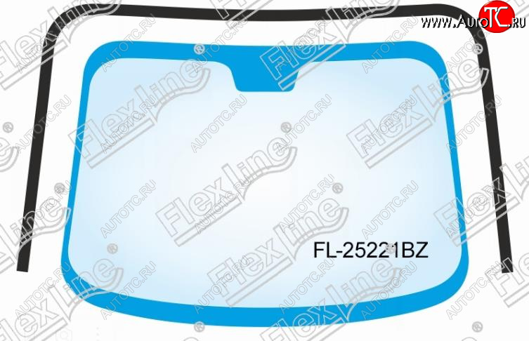 1 499 р. Молдинг лобового стекла FlexLine  Toyota Camry ( XV50,  XV55) (2011-2018)  с доставкой в г. Калуга