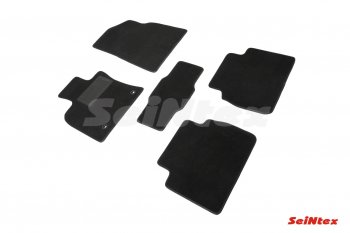 2 699 р. Комплект ворсовых ковриков в салон Seintex  Toyota Camry  XV70 (2017-2021)  с доставкой в г. Калуга. Увеличить фотографию 1