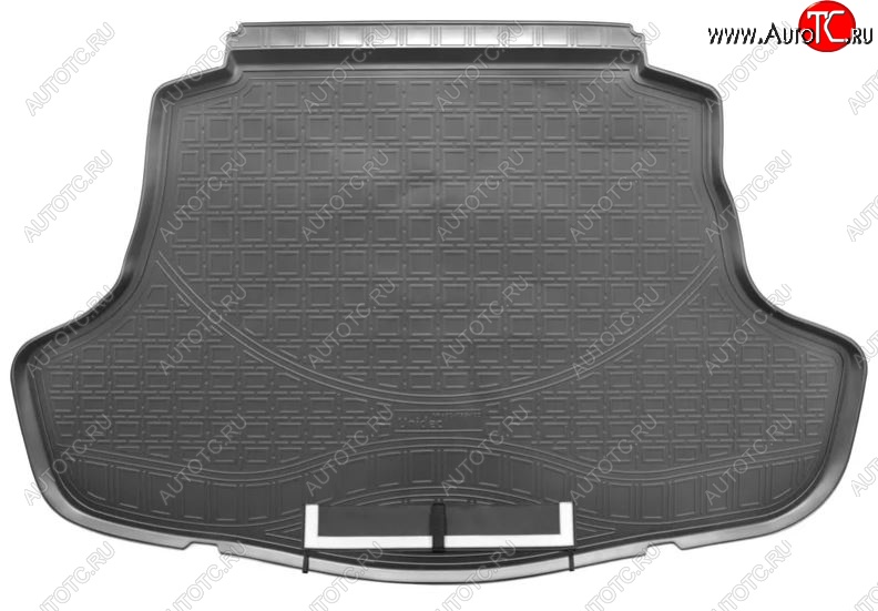 2 999 р. Коврик в багажник Norplast  Toyota Camry  XV70 (2017-2021) (Черный с фартуком)  с доставкой в г. Калуга