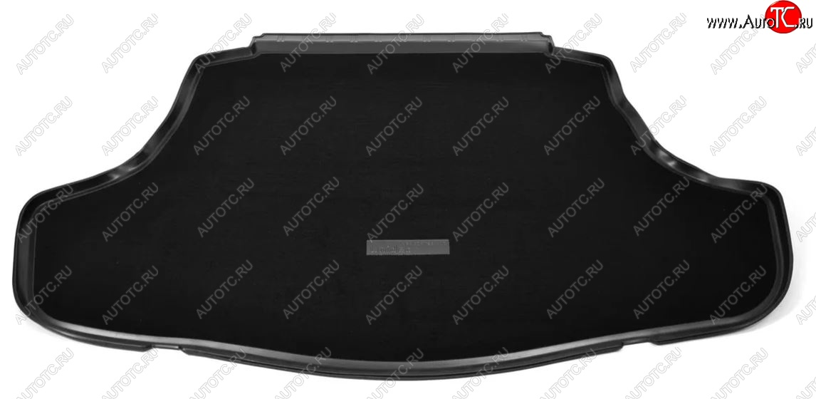 2 979 р. Комбинированый коврик с повышенной износостойкостью в багажник Unidec (полиуретан, текстиль)  Toyota Camry  XV70 (2017-2021) (Черный)  с доставкой в г. Калуга