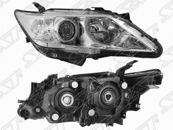 7 199 р. Правая фара передняя SAT  Toyota Camry  XV50 (2011-2014)  с доставкой в г. Калуга. Увеличить фотографию 1