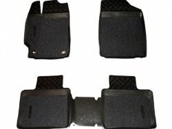 Комплект ковриков в салон Aileron 4 шт. (полиуретан, покрытие Soft) Toyota Camry XV50 дорестайлинг (2011-2014)