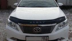 999 р. Дефлектор капота Russtal Toyota Camry XV50 дорестайлинг (2011-2014)  с доставкой в г. Калуга. Увеличить фотографию 1
