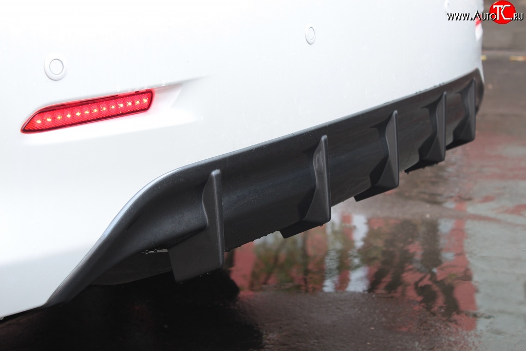 2 999 р. Диффузор заднего бампера Sport  Toyota Camry  XV50 (2011-2014) (Под окраску, Неокрашенный)  с доставкой в г. Калуга