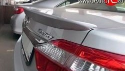 4 599 р. Лип спойлер Modellista Toyota Camry XV55 1-ый рестайлинг (2014-2017) (Неокрашенный)  с доставкой в г. Калуга. Увеличить фотографию 3