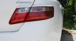 1 239 р. Реснички на фонари (рестайлинг) RA Toyota Camry XV40 рестайлинг (2009-2011) (Неокрашенные)  с доставкой в г. Калуга. Увеличить фотографию 3