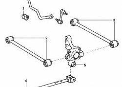379 р. Полиуретановая втулка стабилизатора задней подвески Точка Опоры  Toyota Celica  T180 (1989-1993)  с доставкой в г. Калуга. Увеличить фотографию 2