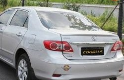 3 399 р. Лип спойлер АВТОКРАТ  Toyota Corolla  E150 (2009-2013) (Неокрашенный)  с доставкой в г. Калуга. Увеличить фотографию 2