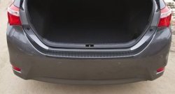 1 129 р. Защитная накладка на задний бампер RA  Toyota Corolla  E180 (2013-2019)  с доставкой в г. Калуга. Увеличить фотографию 4