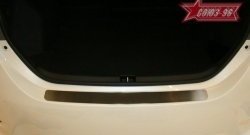 Накладка на задний бампер Souz-96 Toyota Corolla E180 дорестайлинг (2013-2016)