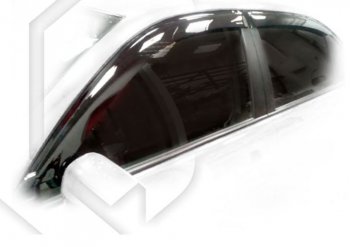 2 079 р. Дефлектора окон CA-Plastic  Toyota Corolla Axio  (E160) седан (2012-2016) (Classic полупрозрачный, Без хром.молдинга)  с доставкой в г. Калуга. Увеличить фотографию 1
