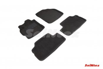 Комплект ворсовых ковриков в салон Seintex (3D) Toyota Corolla E150 седан рестайлинг (2009-2013)