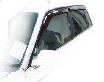 1 999 р. Дефлектора окон CA-Plastic (увеличенная задняя дверь)  Toyota Crown  XS10 (1995-2017) (Classic полупрозрачный, Без хром.молдинга)  с доставкой в г. Калуга. Увеличить фотографию 1