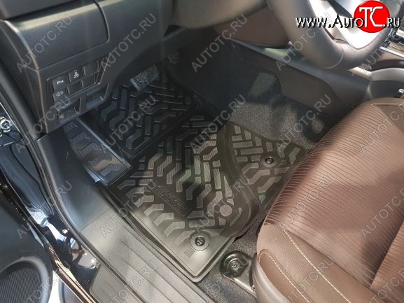 1 679 р. Комплект ковриков в салон Aileron 3D  Toyota Fortuner  AN160 (2015-2024)  с доставкой в г. Калуга