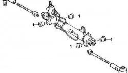 3 399 р. Полиуретановый комплект сайлентблоков рулевой рейки Точка Опоры  Toyota Harrier  XU30 (2003-2013)  с доставкой в г. Калуга. Увеличить фотографию 2