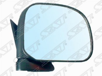 1 599 р. Левое боковое зеркало заднего вида SAT (механическое)  Toyota Hiace  H100 (1989-1998) (Неокрашенное)  с доставкой в г. Калуга. Увеличить фотографию 1