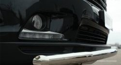 13 999 р. Одинарная защита переднего бампера диаметром 63 мм Russtal  Toyota Highlander  XU50 (2013-2017)  с доставкой в г. Калуга. Увеличить фотографию 4