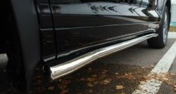 15 799 р. Защита порогов из круглой трубы диаметром 63 мм Russtal  Toyota Highlander  XU50 (2013-2017)  с доставкой в г. Калуга. Увеличить фотографию 3