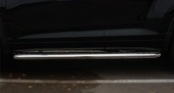 25 699 р. Широкая защита порогов Russtal Toyota Highlander XU50 дорестайлинг (2013-2017)  с доставкой в г. Калуга. Увеличить фотографию 2