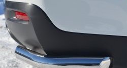 14 599 р. Защита заднего бампера (Ø63 мм уголки, нержавейка) Russtal  Toyota Highlander  XU40 (2010-2013)  с доставкой в г. Калуга. Увеличить фотографию 3