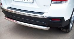 14 999 р. Защита заднего бампера (Ø76 мм, нержавейка) Russtal  Toyota Highlander  XU40 (2010-2013)  с доставкой в г. Калуга. Увеличить фотографию 3
