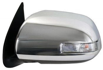 5 849 р. Боковое левое зеркало заднего вида (обогрев) SAT Toyota Hilux AN20,AN30  2-ой рестайлинг (2011-2016) (Неокрашенное)  с доставкой в г. Калуга. Увеличить фотографию 1