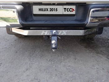 Фаркоп (тягово-сцепное устройство) Exclusive/Black Onyx TCC Toyota Hilux AN120 дорестайлинг (2016-2020)