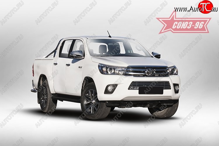 7 289 р. Декоративный элемент воздухозаборника Souz-96 (d16) Toyota Hilux AN120 дорестайлинг (2016-2020)  с доставкой в г. Калуга