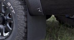 Брызговики под расширители колесных арок с выносом 50 мм RA Toyota Hilux AN120 дорестайлинг (2016-2020)