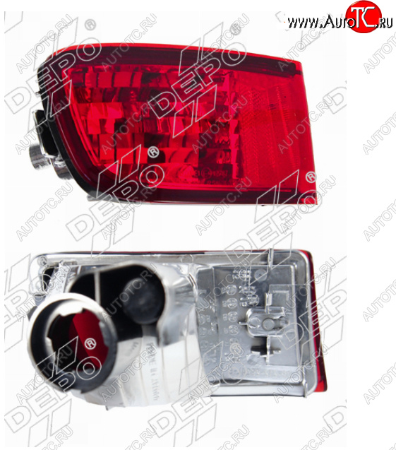 1 979 р. Левый фонарь в задний бампер DEPO Toyota Hilux Surf N210 дорестайлинг (2002-2005)  с доставкой в г. Калуга