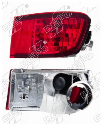 1 979 р. Правый фонарь в задний бампер DEPO  Toyota Hilux Surf  N210 - Land Cruiser Prado  J120  с доставкой в г. Калуга. Увеличить фотографию 1