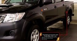 19 999 р. Накладки на колёсные арки RA (комплект) Toyota Hilux AN20,AN30  2-ой рестайлинг (2011-2016) (Поверхность глянец (под окраску), Неокрашенные)  с доставкой в г. Калуга. Увеличить фотографию 4