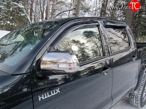 2 449 р. Дефлекторы окон (ветровики) Novline 4 шт.  Toyota Hilux  AN10,AN20 (2004-2011)  с доставкой в г. Калуга