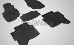 Износостойкие коврики в салон с высоким бортом SeiNtex (резина) Toyota (Тойота) Hilux (Хайлюкс)  AN20,AN30 (2011-2016) AN20,AN30  2-ой рестайлинг