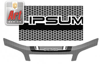 2 499 р. Дефлектор капота (M10G-M15G) CA-Plastiс  Toyota Ipsum  SXM10 (1995-1998) (Серия Art черная)  с доставкой в г. Калуга. Увеличить фотографию 1