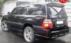 14 949 р. Пороги накладки Hunter Toyota Land Cruiser 100 дорестайлинг (1998-2002) (Неокрашенные)  с доставкой в г. Калуга. Увеличить фотографию 2