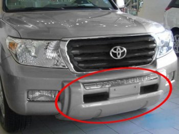 Накладка переднего бампера UNCLE UNITYCOON Toyota Land Cruiser 200 1-ый рестайлинг (2012-2015)