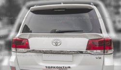 8 149 р. Спойлер TopKontur Design (нижний) Toyota Land Cruiser 200 1-ый рестайлинг (2012-2015) (Неокрашенный)  с доставкой в г. Калуга. Увеличить фотографию 1