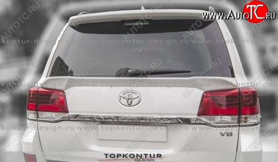8 149 р. Спойлер TopKontur Design (нижний) Toyota Land Cruiser 200 1-ый рестайлинг (2012-2015) (Неокрашенный)  с доставкой в г. Калуга
