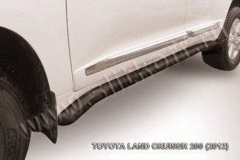 Защита порогов Slitkoff Toyota Land Cruiser 200 1-ый рестайлинг (2012-2015)