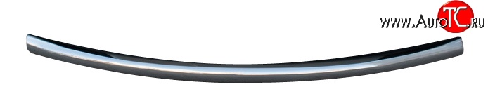 13 999 р. Одинарная защита заднего бампера из трубы с округлым сгибом диаметром 76 мм (рестайлинг) Russtal  Toyota Land Cruiser  200 (2012-2015)  с доставкой в г. Калуга