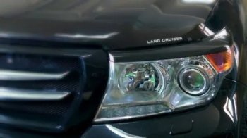 849 р. Реснички на фары KURAJ Toyota Land Cruiser 200 1-ый рестайлинг (2012-2015) (Неокрашенные)  с доставкой в г. Калуга. Увеличить фотографию 3