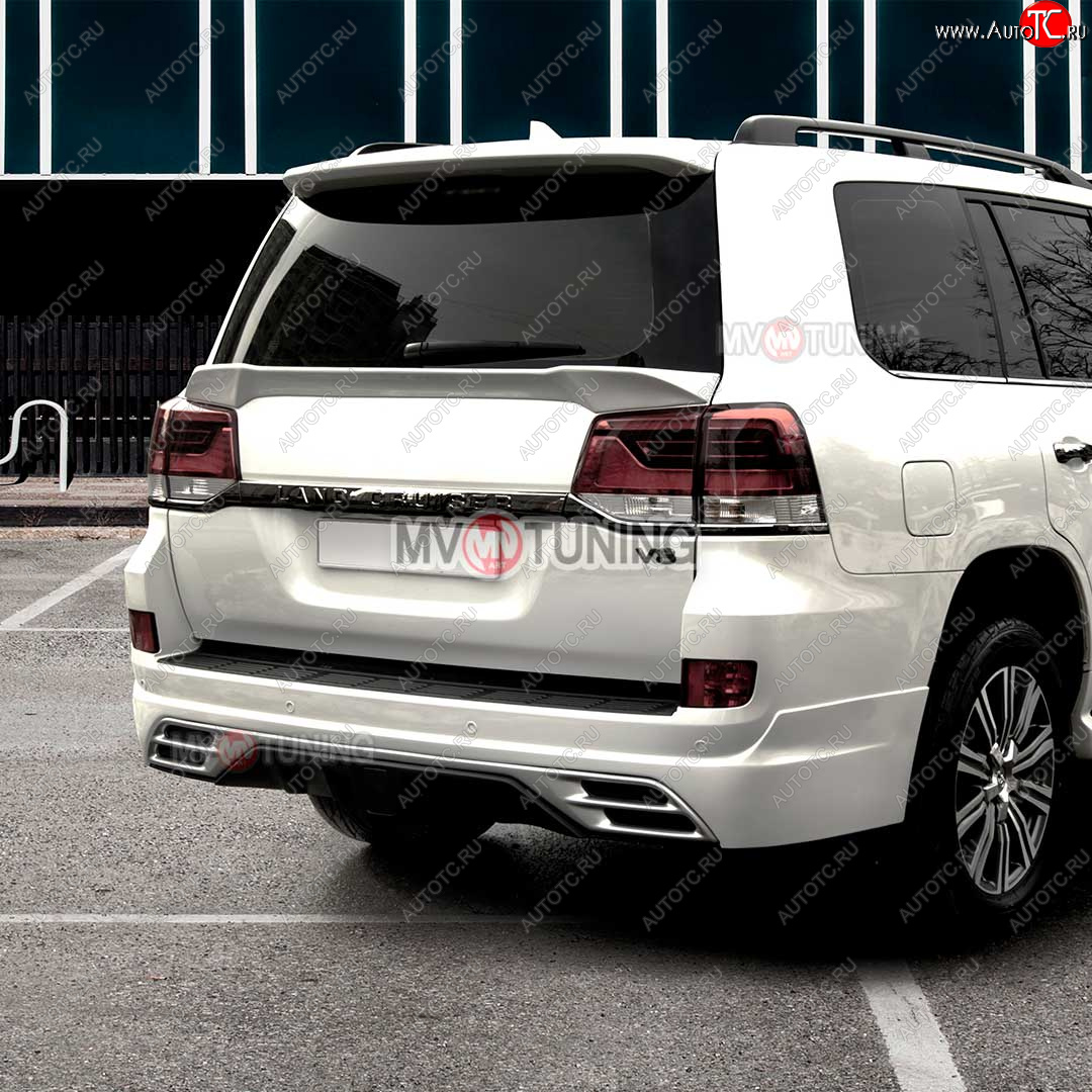 21 599 р. Накладка на бампер WALD Toyota Land Cruiser 200 2-ой рестайлинг (2015-2021) (Неокрашенная)  с доставкой в г. Калуга