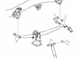 219 р. Полиуретановая втулка рессоры задней подвески Точка Опоры Toyota Land Cruiser J70 5 дв. дорестайлинг (1984-1994)  с доставкой в г. Калуга. Увеличить фотографию 2